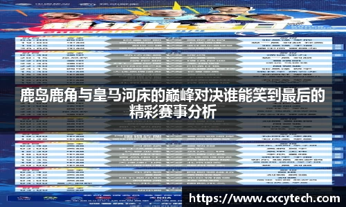 鹿岛鹿角与皇马河床的巅峰对决谁能笑到最后的精彩赛事分析